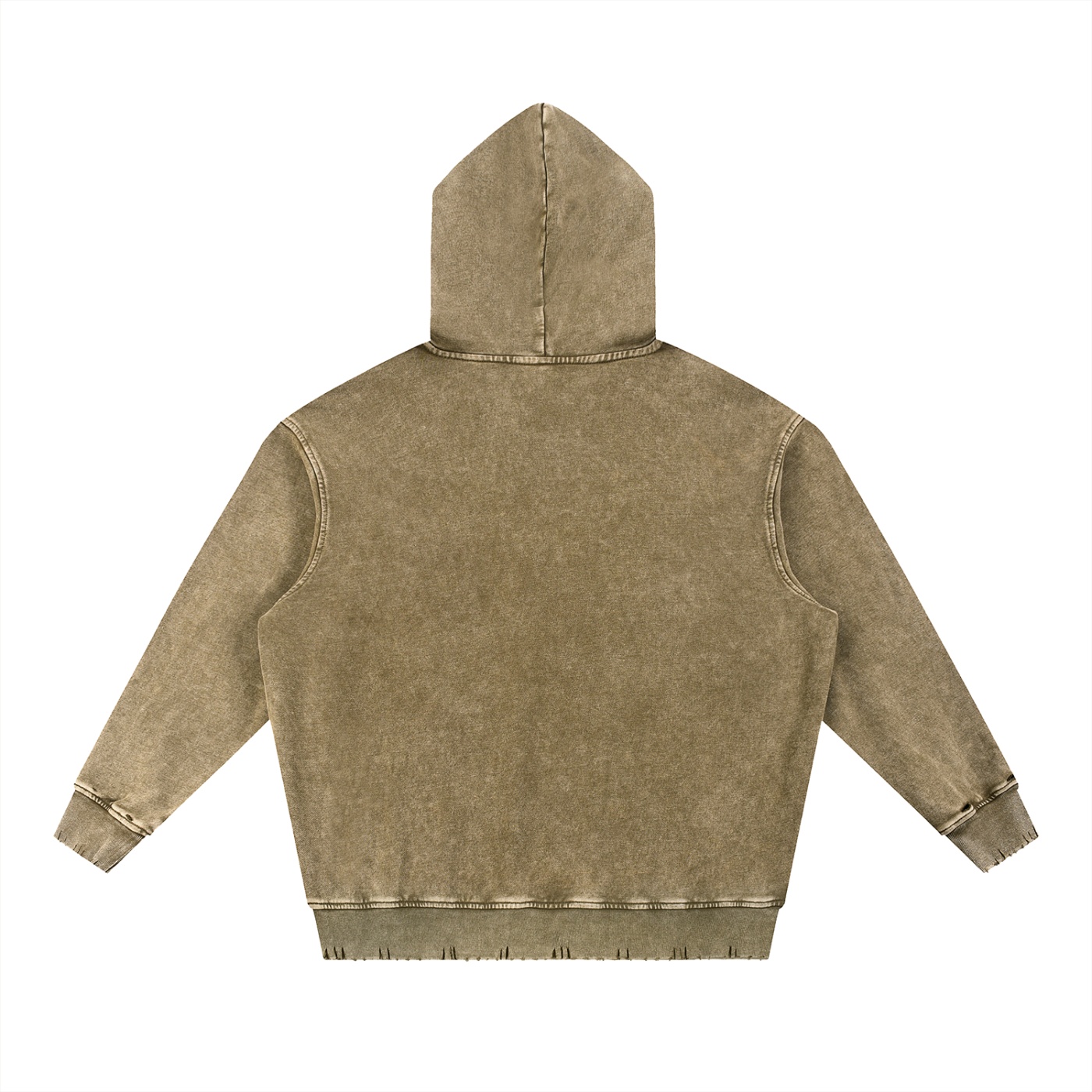 BESS - Hand-Frayed Heavyweight Hoodie - Image 7