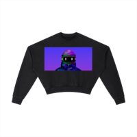 X 0 - Washed Cropped Sweatshirt Women