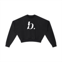 BESS - Washed Cropped Sweatshirt Women