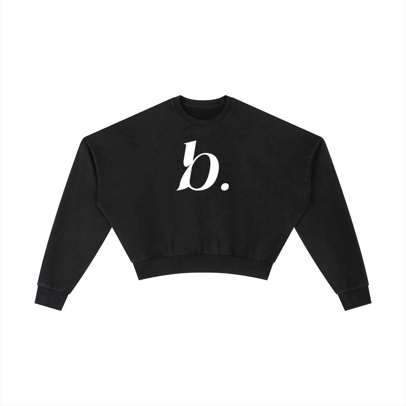 BESS - Washed Cropped Sweatshirt Women