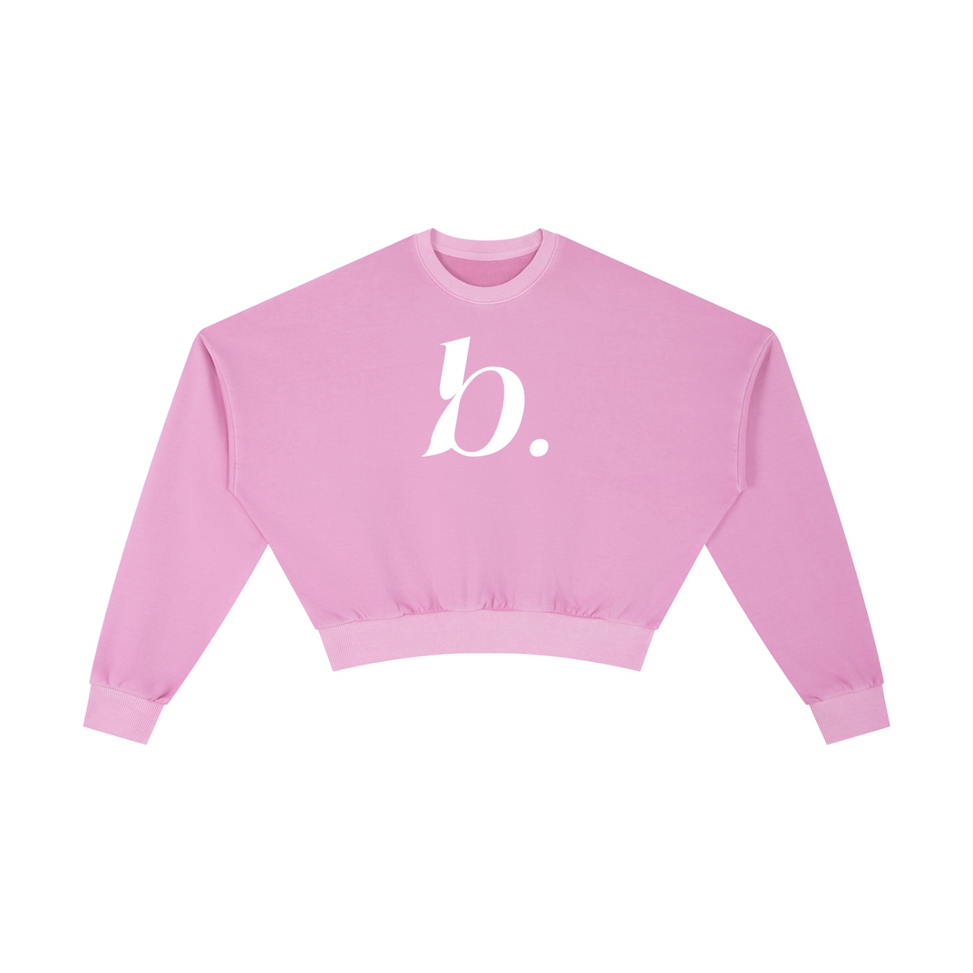 BESS - Washed Cropped Sweatshirt Women - Image 5