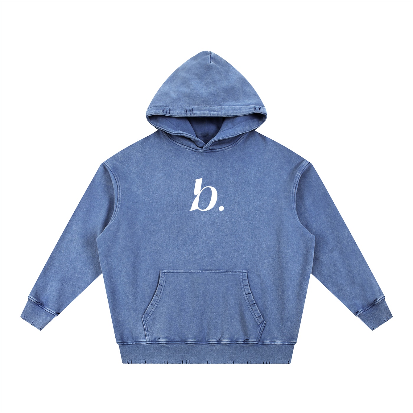 BESS - Hand-Frayed Heavyweight Hoodie