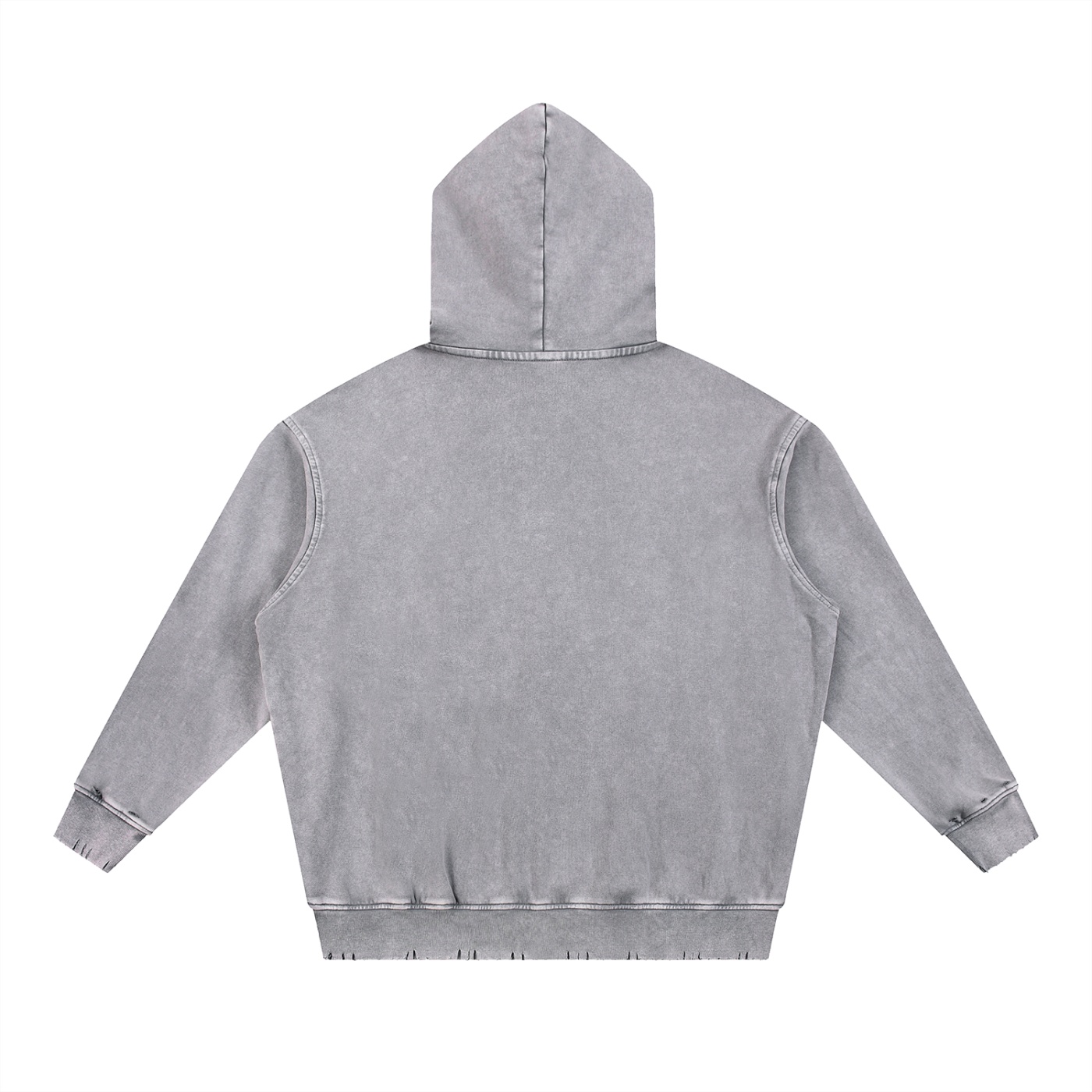 BESS - Hand-Frayed Heavyweight Hoodie - Image 9