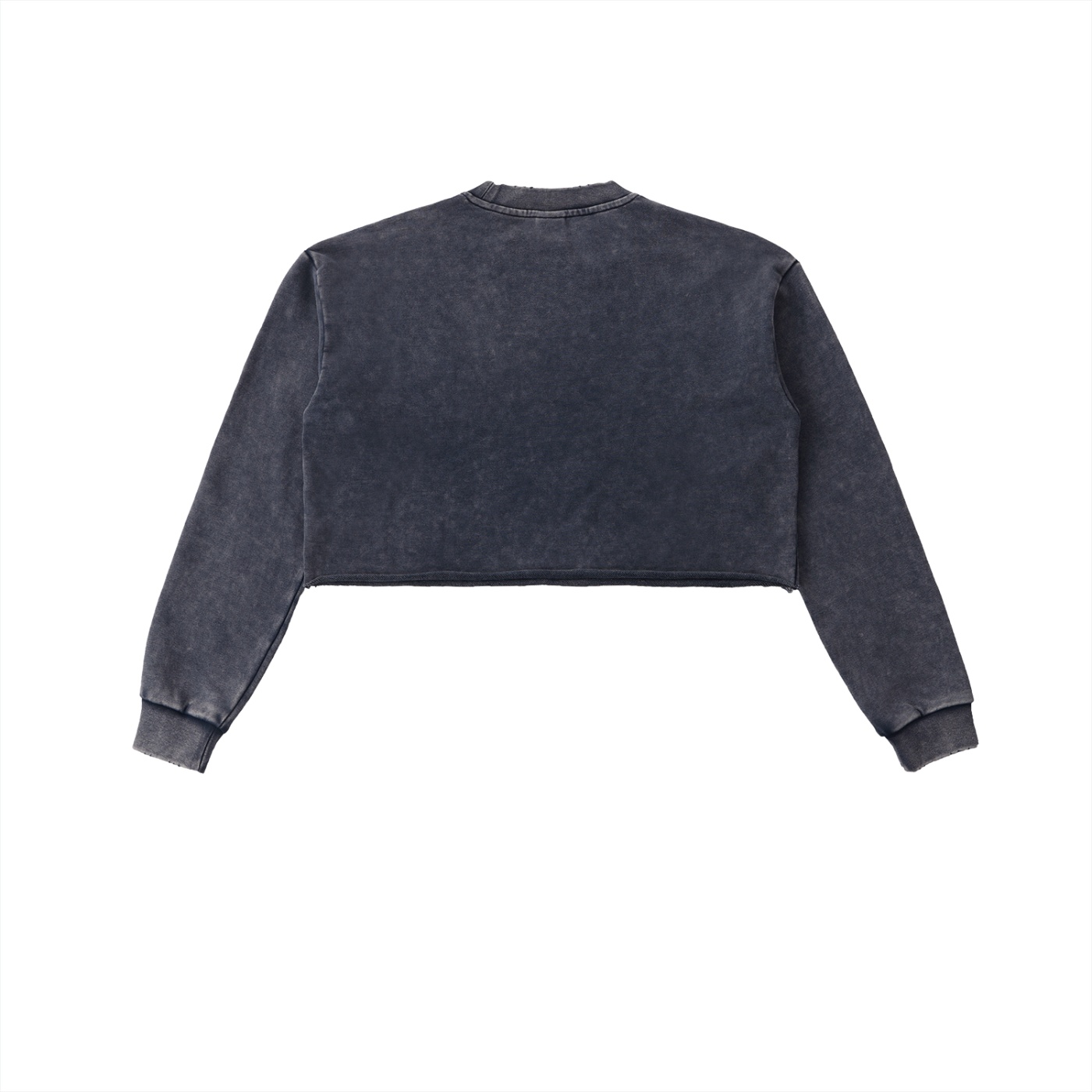 BESS - Washed Cropped Sweatshirt Women - Image 8