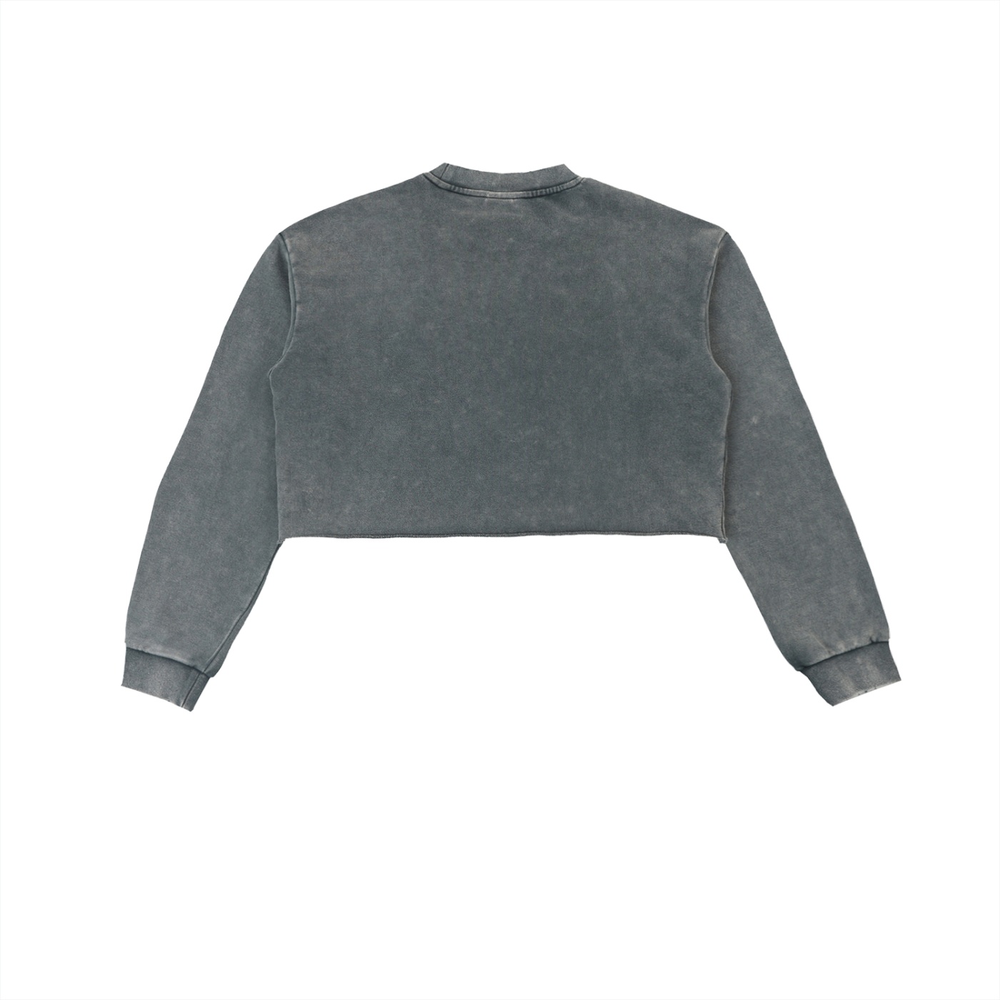 BESS - Washed Cropped Sweatshirt Women - Image 6