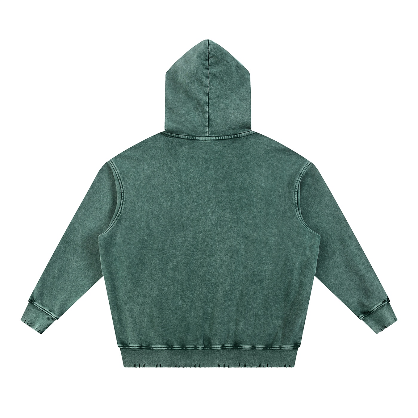 BESS - Hand-Frayed Heavyweight Hoodie - Image 5