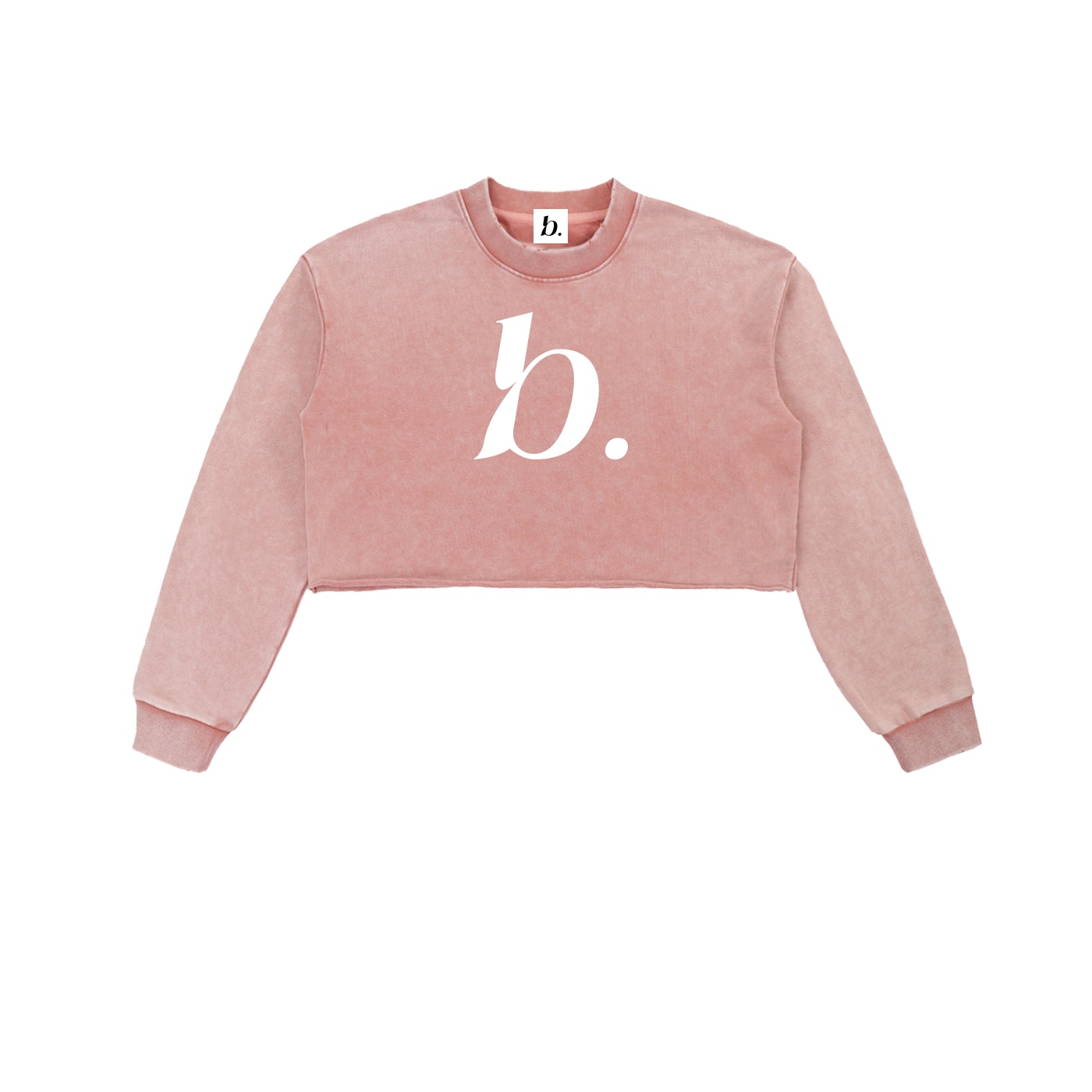 BESS - Washed Cropped Sweatshirt Women - Image 3