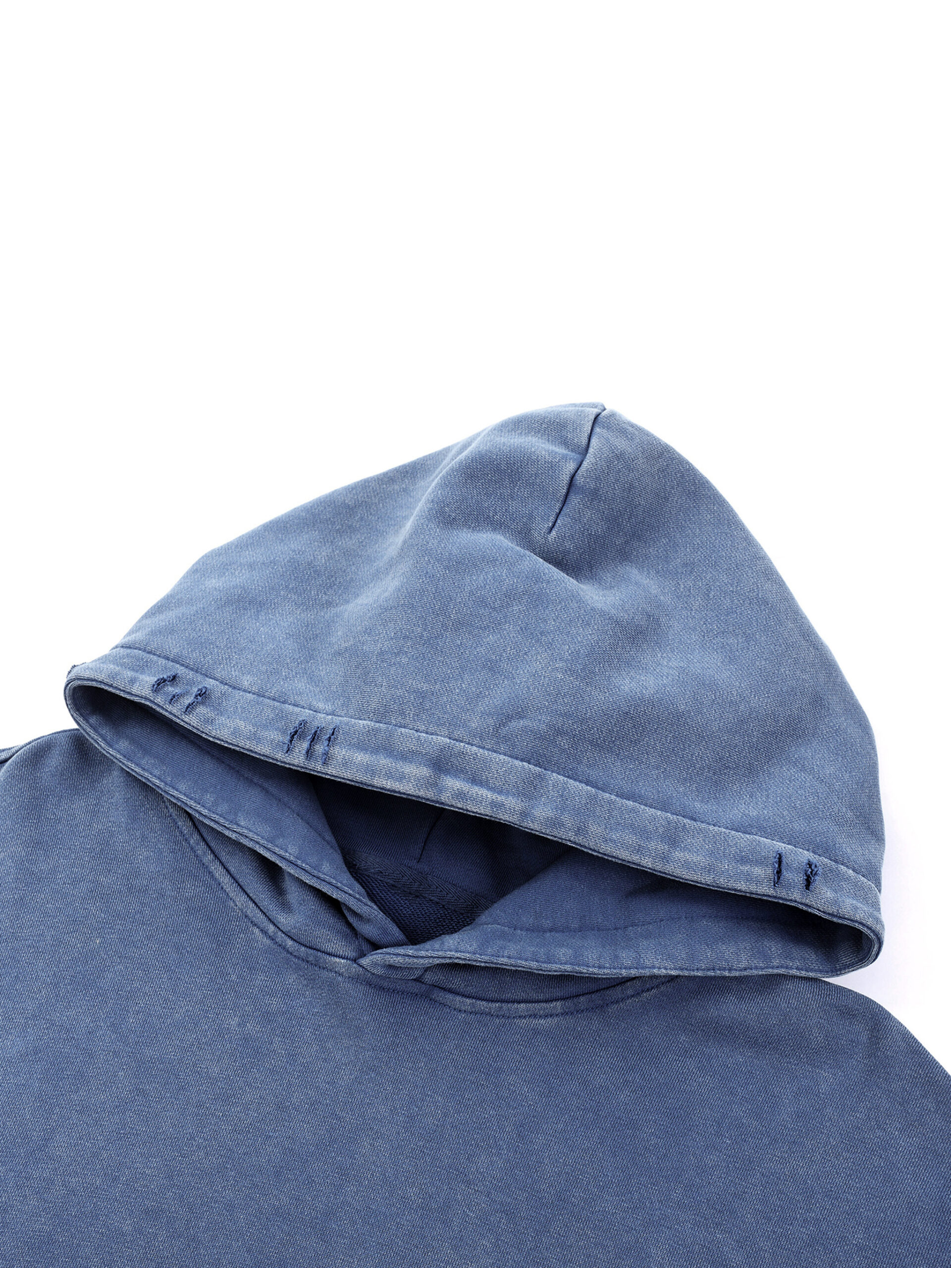 BESS - Hand-Frayed Heavyweight Hoodie - Image 11
